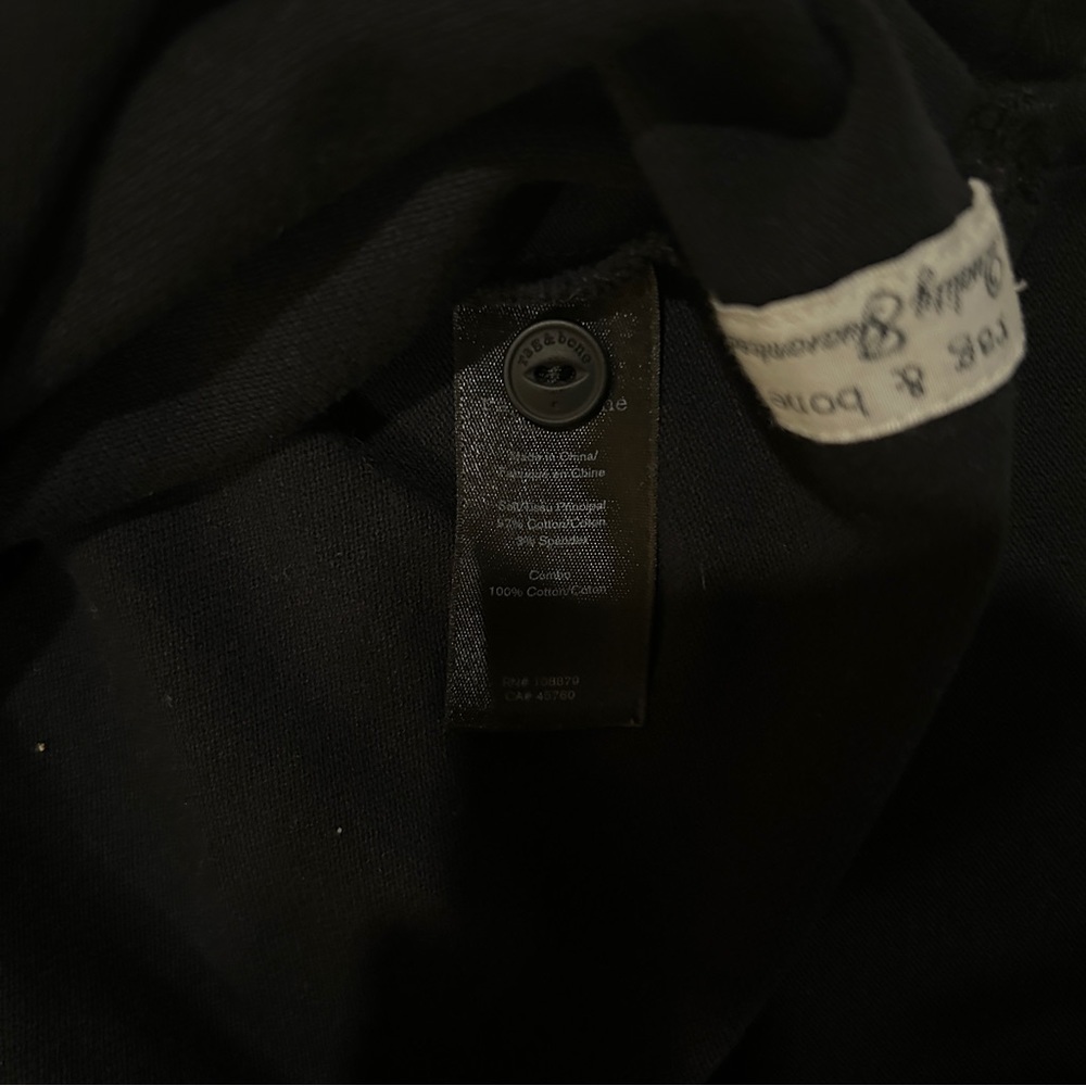 rag & bone | Polo in Black (Small) - Picture 7 of 9